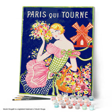 Cargar imagen en el visor de la galería, Cartel Moulin Rouge - París que gira