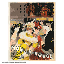 Cargar imagen en el visor de la galería, Pintar por numeros Figured'Art - Cartel Moulin Rouge - La dama de amarillo