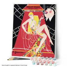 Cargar imagen en el visor de la galería, Cartel Moulin Rouge - Programa Music Hall Gesmar