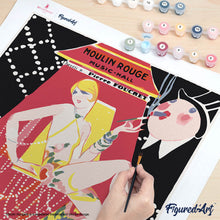 Cargar imagen en el visor de la galería, Cartel Moulin Rouge - Programa Music Hall Gesmar