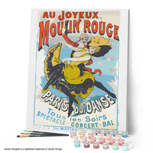 Cargar imagen en el visor de la galería, Cartel Moulin Rouge - París que baila