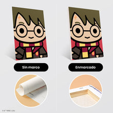 Cargar imagen en el visor de la galería, Mini Pintar por números 15x20cm (6 piezas) - Rostros Chibi de Harry Potter