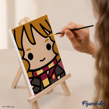 Cargar imagen en el visor de la galería, Mini Pintar por números 15x20cm (6 piezas) - Rostros Chibi de Harry Potter