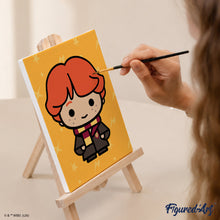 Cargar imagen en el visor de la galería, Mini Pintar por números 15x20cm (6 piezas) - Colección Chibi de Harry Potter