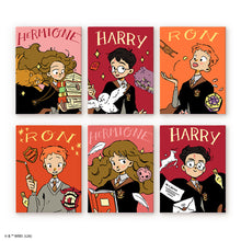Cargar imagen en el visor de la galería, Mini Pintar por números 15x20cm (6 piezas) - Harry Potter - Academia de Magia Figured'Art