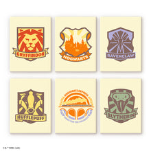 Cargar imagen en el visor de la galería, Mini Pintar por números 15x20cm (6 piezas) - Las casas de Harry Potter Figured'Art