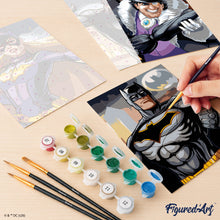 Cargar imagen en el visor de la galería, Mini Serie Pintar por números 15x20cm (6 piezas) - Batman - Héroes y Villanos
