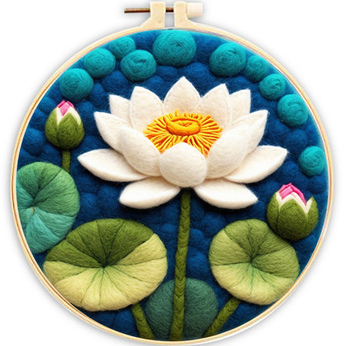 Kit de needle felting - Nenúfar