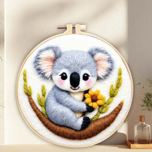 Kit de needle felting - Lindo Koala