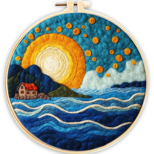 Kit de needle felting - Hogar junto al Mar