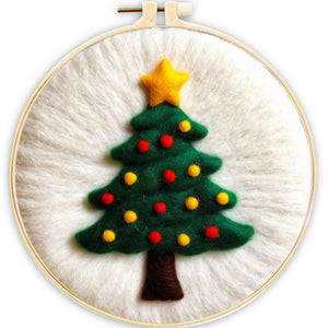 Kit de needle felting - El árbol de Navidad