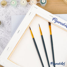 Cargar imagen en el visor de la galería, Mini Pintura por Números 20x20cm con bastidor - Aroma Japonés del Amor