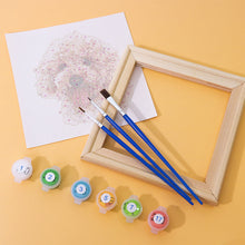 Cargar imagen en el visor de la galería, Mini Pintar por números 15x15cm (6 piezas) - Perros Lindos