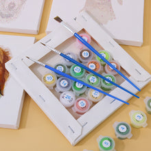 Cargar imagen en el visor de la galería, Mini Pintar por números 15x15cm (6 piezas) - Perros Lindos