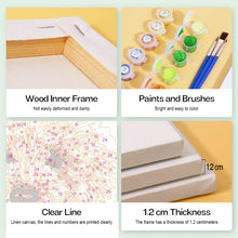 Cargar imagen en el visor de la galería, Mini Pintar por números 15x15cm (6 piezas) - Perros Lindos