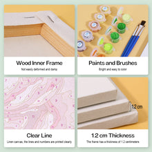 Cargar imagen en el visor de la galería, Mini Pintar por números 15x20cm (6 piezas) - Jardín Botánico Primaveral