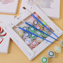 Cargar imagen en el visor de la galería, Mini Pintar por números 15x15cm (6 piezas) - Serie Criaturas del Océano