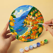 Cargar imagen en el visor de la galería, Mini Serie Pintar por Números - discos de Ø20cm (6 piezas) - Escapada Dolce Vita