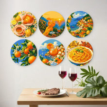 Cargar imagen en el visor de la galería, Mini Serie Pintar por Números - discos de Ø20cm (6 piezas) - Escapada Dolce Vita