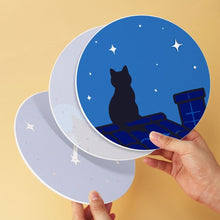 Cargar imagen en el visor de la galería, Mini Serie Pintar por Números - discos de Ø20cm (6 piezas) - Sueños a la luz de la luna