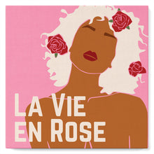 Cargar imagen en el visor de la galería, Mini Pintura por Números 20x20cm con bastidor La vida en rosa