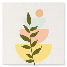 Cargar imagen en el visor de la galería, Mini Pintura por Números 20x20cm con bastidor Planta 2