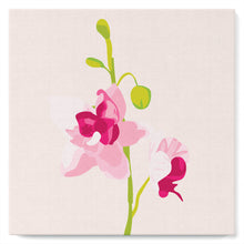 Cargar imagen en el visor de la galería, Mini Pintura por Números 20x20cm con bastidor Orquídea
