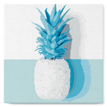 Cargar imagen en el visor de la galería, Mini Pintura por Números 20x20cm con bastidor Piña