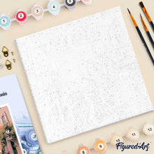 Cargar imagen en el visor de la galería, Mini Pintura por Números 20x20cm con bastidor Póster de Viaje París