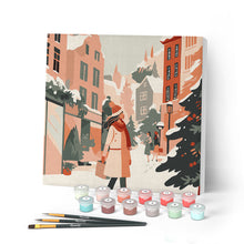 Cargar imagen en el visor de la galería, Mini Pintar por Números 20x20cm con bastidor - Compras invernales