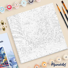 Cargar imagen en el visor de la galería, Mini Pintura por Números 20x20cm con bastidor - Shibuya Pop Art