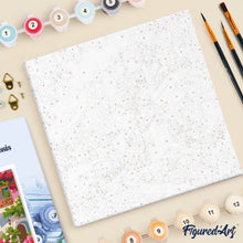 Cargar imagen en el visor de la galería, Mini Pintura por Números 20x20cm con bastidor - Calle Florida de Capri