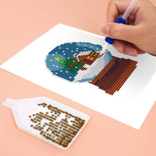 Cargar imagen en el visor de la galería, Mini Diamond Painting 15x20cm (6 piezas) - Navidad Festiva