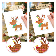 Cargar imagen en el visor de la galería, Mini Diamond Painting 15x20cm (6 piezas) - Navidad Festiva