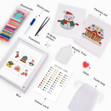 Cargar imagen en el visor de la galería, Mini Diamond Painting 15x20cm (6 piezas) - Clásicos de Navidad