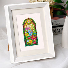 Cargar imagen en el visor de la galería, Mini Diamond Painting 15x20cm (6 piezas) - Flores y Plantas en Maceta
