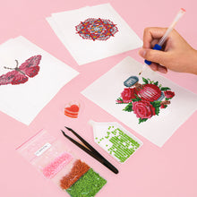 Cargar imagen en el visor de la galería, Mini Diamond Painting 15x20cm (6 piezas) - Diseños Delicados