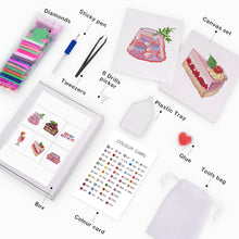 Cargar imagen en el visor de la galería, Mini Diamond Painting 15x20cm (6 piezas) - Delicias de Cumpleaños