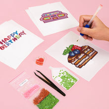 Cargar imagen en el visor de la galería, Mini Diamond Painting 15x20cm (6 piezas) - Delicias de Cumpleaños