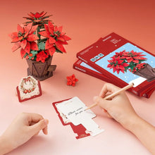 Cargar imagen en el visor de la galería, Puzzle 3D - Flor de Navidad
