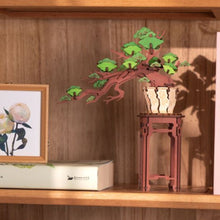 Cargar imagen en el visor de la galería, Puzzle 3D Bonsái de Pino Siempre Verde
