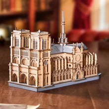 Cargar imagen en el visor de la galería, Puzzle 3D - Catedral de París Figured'Art