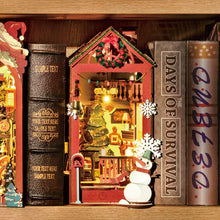 Cargar imagen en el visor de la galería, Book Nook Escena Navideña en Casa