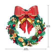 Cargar imagen en el visor de la galería, Puzzle 3D - Corona de Navidad