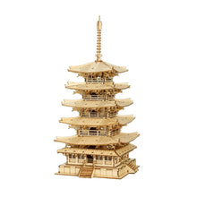 Cargar imagen en el visor de la galería, Puzzle 3D Pagoda de Cinco Pisos