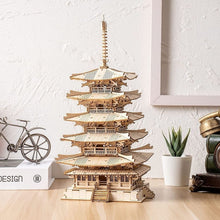 Cargar imagen en el visor de la galería, Puzzle 3D Pagoda de Cinco Pisos