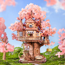 Cargar imagen en el visor de la galería, Puzzle 3D Casa del Árbol de Sakura