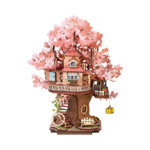 Cargar imagen en el visor de la galería, Puzzle 3D Casa del Árbol de Sakura
