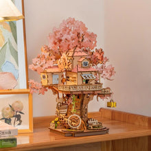 Cargar imagen en el visor de la galería, Puzzle 3D Casa del Árbol de Sakura