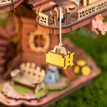 Cargar imagen en el visor de la galería, Puzzle 3D Casa del Árbol de Sakura